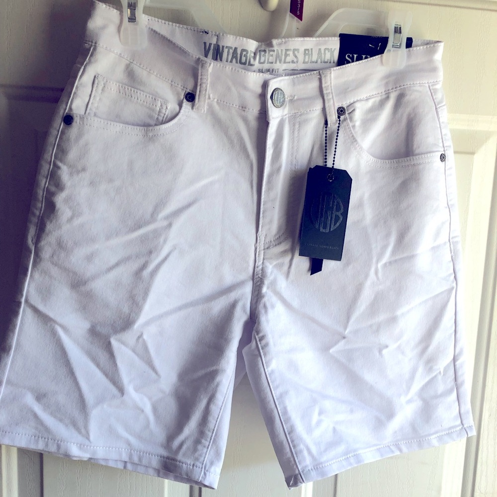 Vintage Genes Black Shorts. 31 Slim Fit. New with Tags Inseam 7 1/2